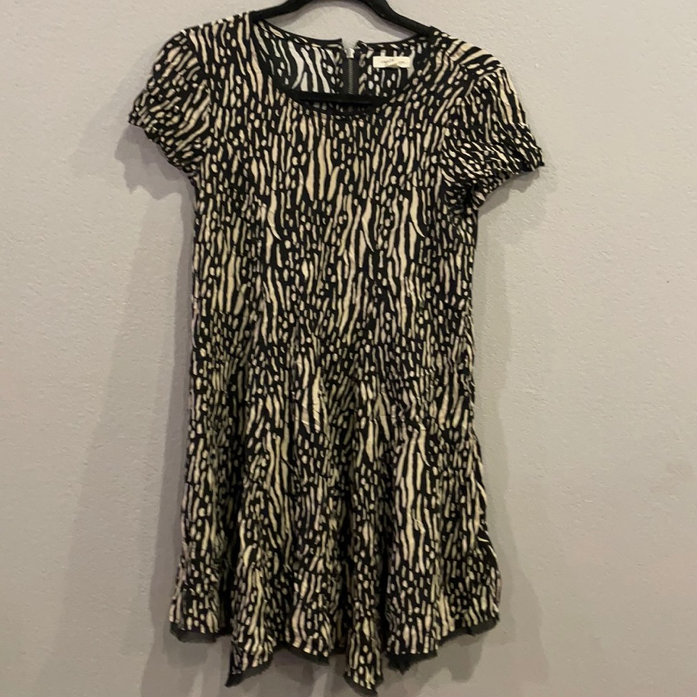 Urban outfitters silence + noise black/tan dress S